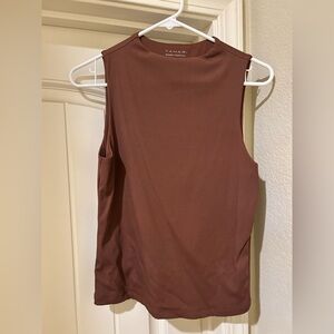 Tahari Women's Chocolate Sleeveless Tank Top